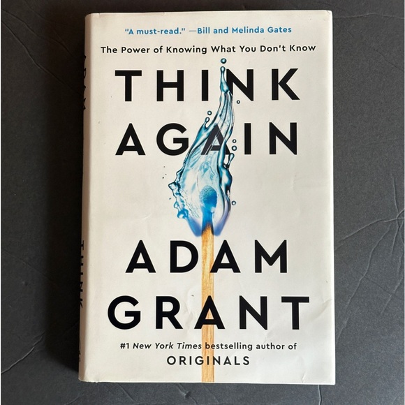 HARDCOVER Other - Think Again by Adam Grant | Self-Help, Psychology | Hardcover Book